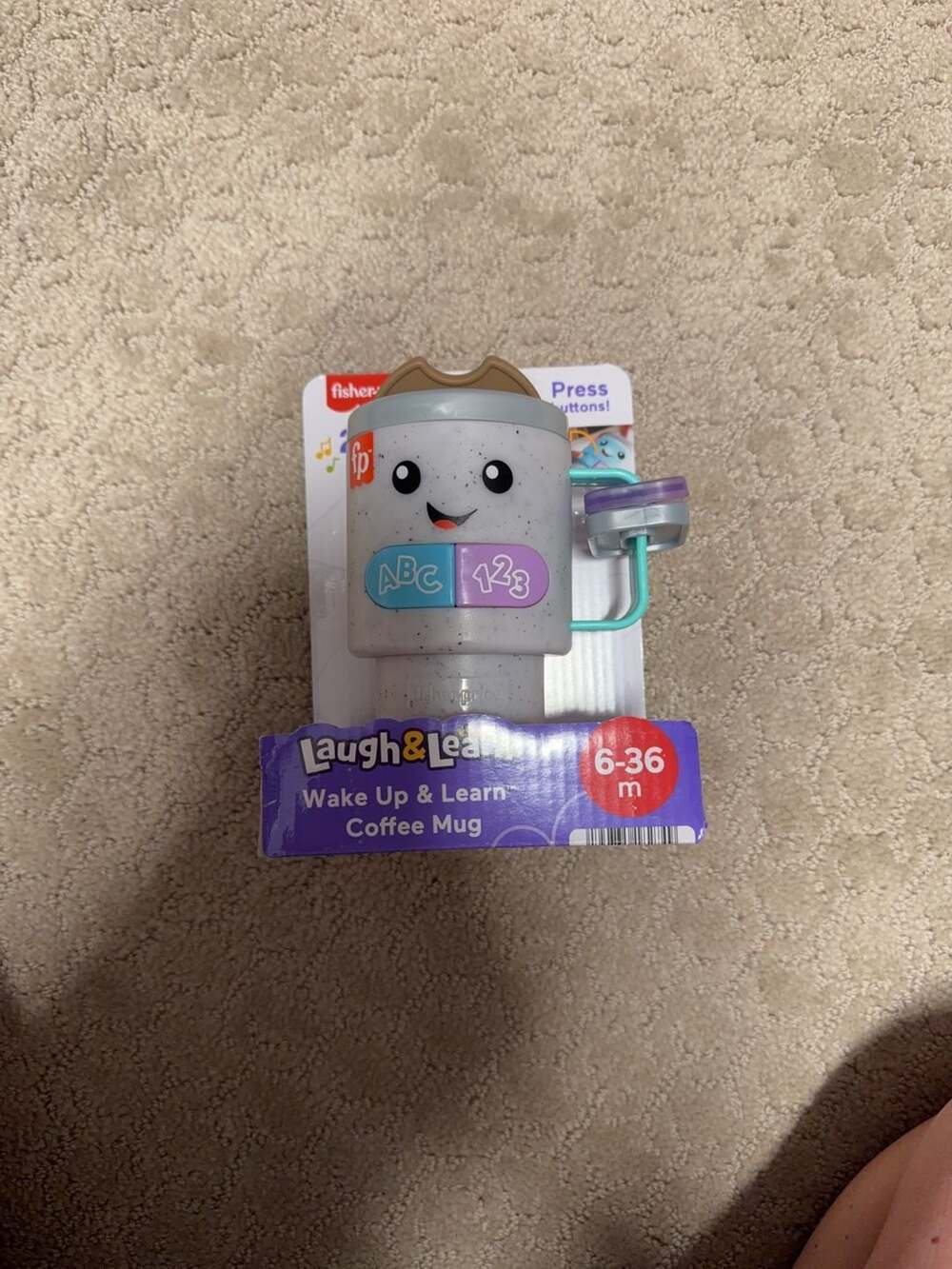 Fisher-Price Laugh & Learn Wake Up & Learn Coffee Mug Toy